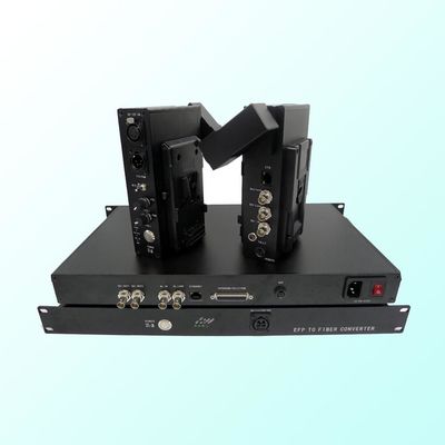 JVC W SDI रिमोट कंट्रोल के लिए HD 3G फाइबर कैमरा सिस्टम EFP से फाइबर कन्वर्टर