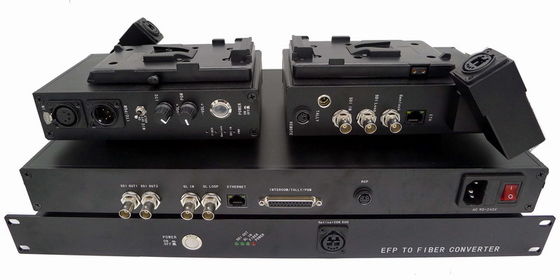 JVC W SDI रिमोट कंट्रोल के लिए HD 3G फाइबर कैमरा सिस्टम EFP से फाइबर कन्वर्टर