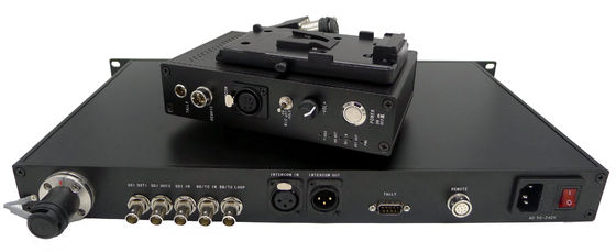 HDTV SDI/Ikegami OCP-100/जेनलॉक/इंटरको के साथ लाइव स्टूडियो प्रोडक्शन के लिए कैमरा अडैप्टर बेस स्टेशन फाइबर ऑप्टिक कैमरा