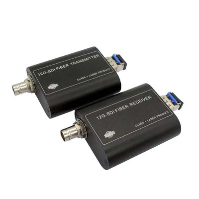 ऑप्टिक फाइबर पर 12G-SDI, 4K-SDI ऑप्टिक कन्वर्टर, 10 किमी SM फाइबर पर 1 Ch अल्ट्रा HD सिग्नल, SMPTE ST-2082 का अनुपालन करता है,