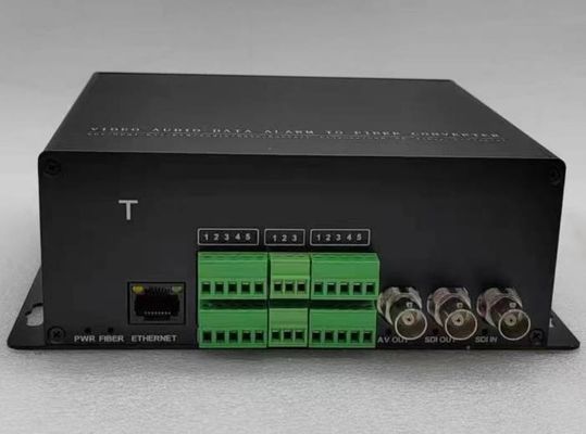 ईथरनेट ओवर फाइबर ईथरनेट ट्रांसमिशन के साथ 2CH 3G HD SDI