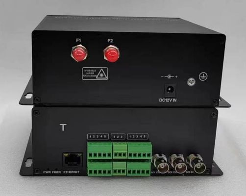 ईथरनेट ओवर फाइबर ईथरनेट ट्रांसमिशन के साथ 2CH 3G HD SDI