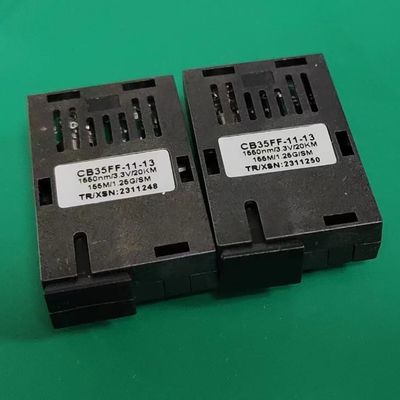 1x9 ट्रांसीवर असममित 155M Tx 1.25G Rx या 1.25G Tx 155M Rx ट्रांसीवर